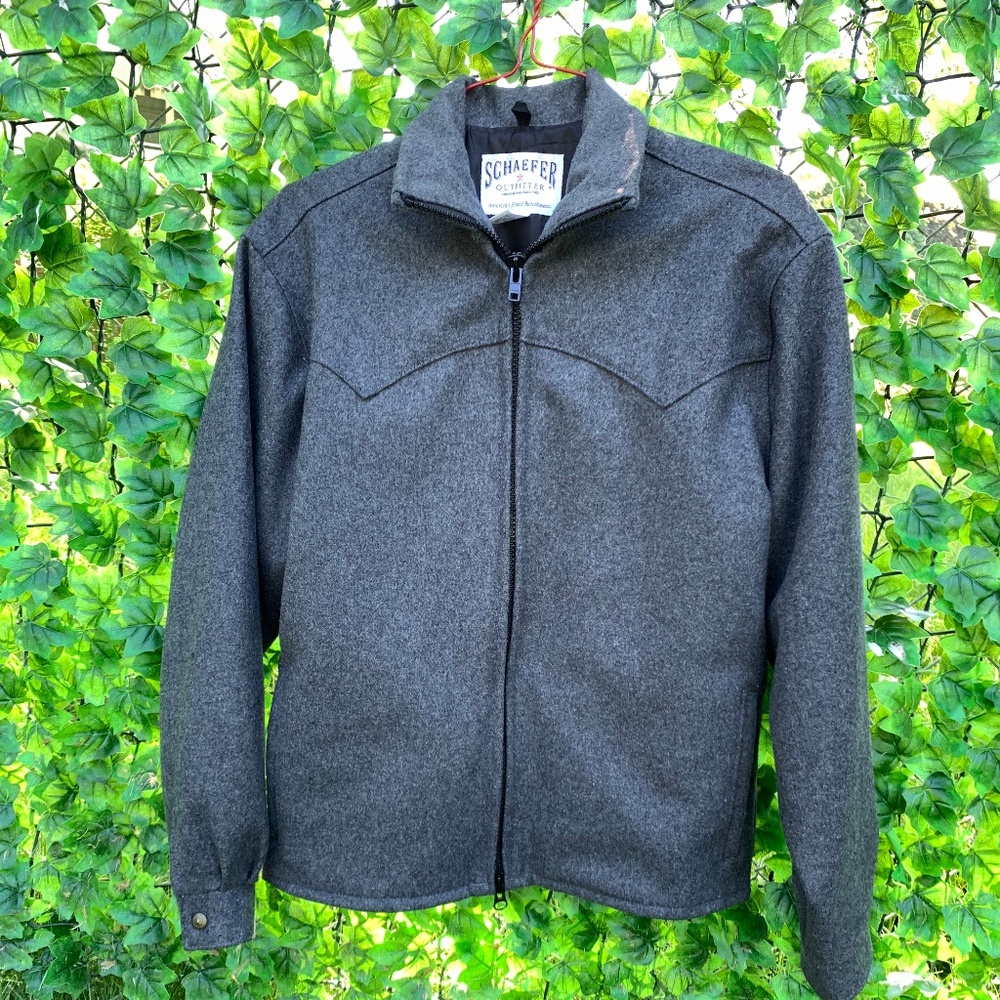 "Schaefer Outfitter's" wool jacket, western styled,  EUC, M